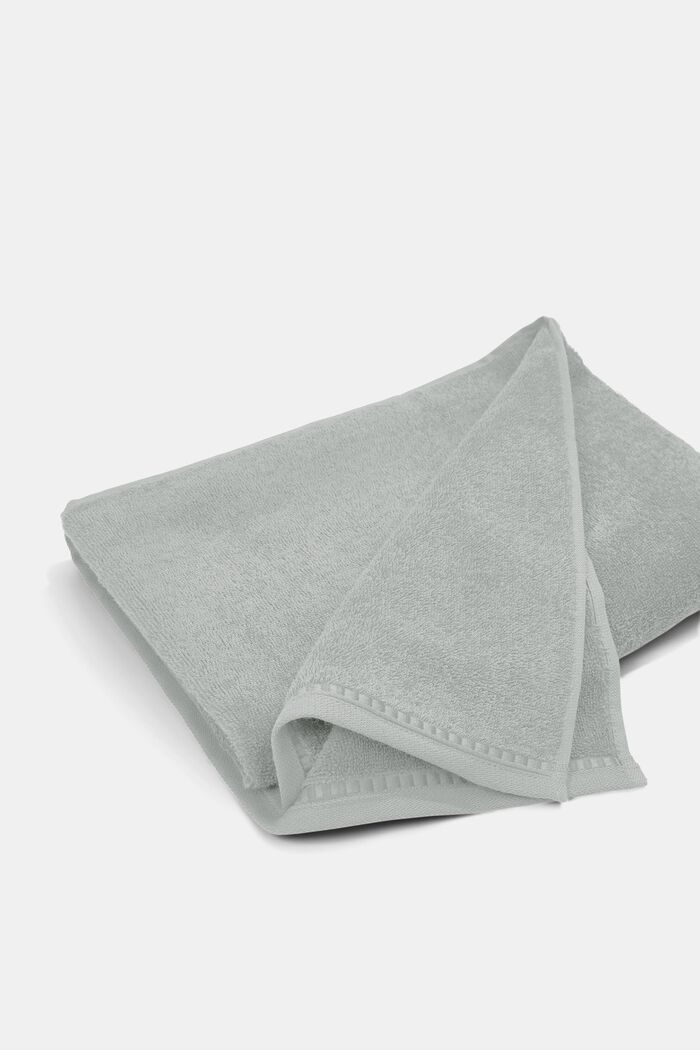 Con TENCEL™: set di 3 asciugamani in spugna, STONE, detail image number 4