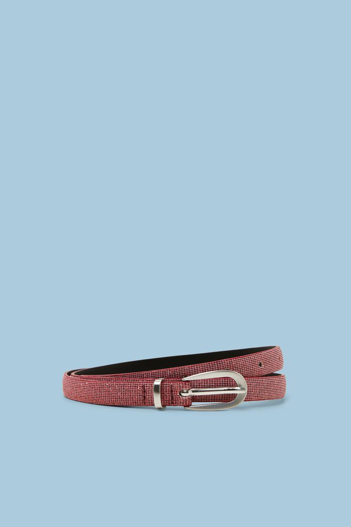Cintura skinny glitterata, RED, detail image number 0