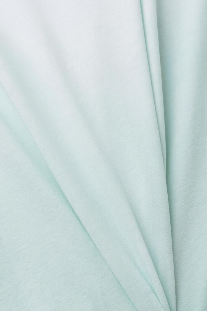 T-shirt bicolore effetto sfumato, LIGHT AQUA GREEN, detail image number 5