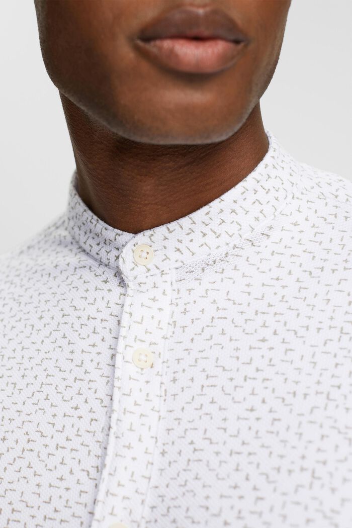 Camicia a fantasia, WHITE, detail image number 3