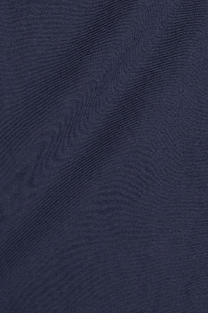 Top in cotone biologico, NAVY, detail image number 1