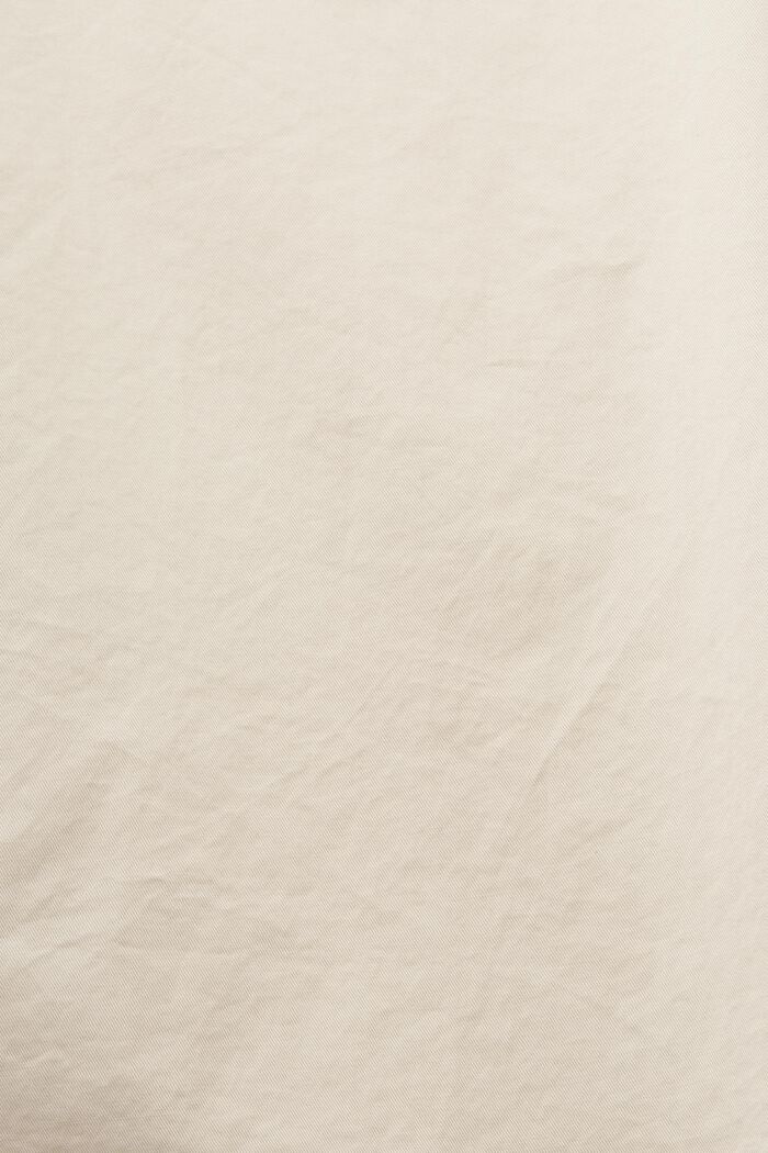 Camicia in cotone con due tasche sul petto, LIGHT TAUPE, detail image number 5