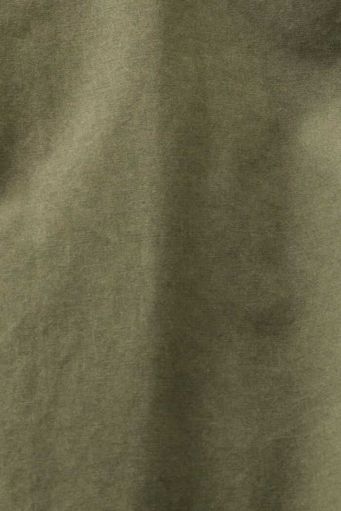 Pantaloni cargo, 100% cotone, KHAKI GREEN, detail image number 6