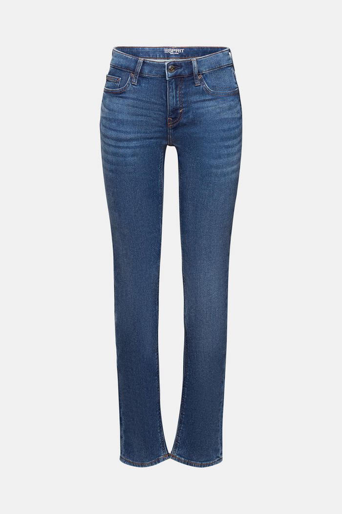 Jeans stretch slim fit, BLUE DARK WASHED, detail image number 7