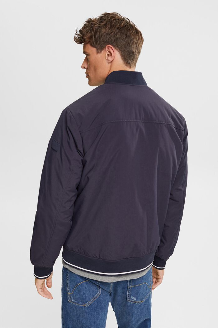In materiale riciclato: Giacca bomber, NAVY, detail image number 4
