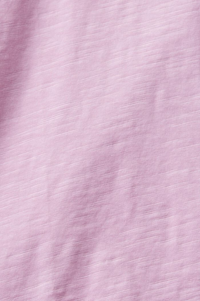 T-shirt con scollo a V, LILAC, detail image number 7