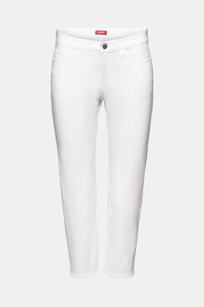 Pantaloni Capri, WHITE, detail image number 7