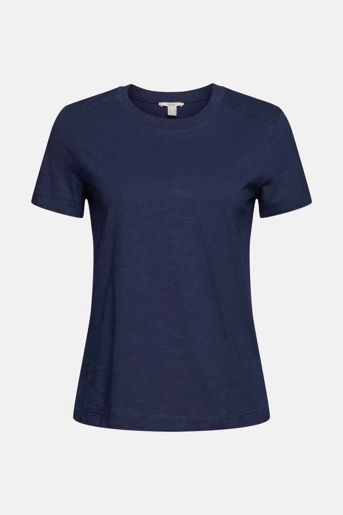 T-shirt in 100% cotone biologico, NAVY, detail image number 2