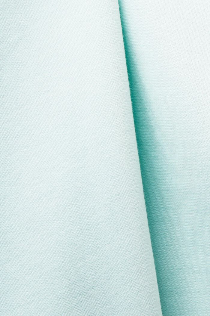 Felpa pullover in misto cotone, LIGHT AQUA GREEN, detail image number 5