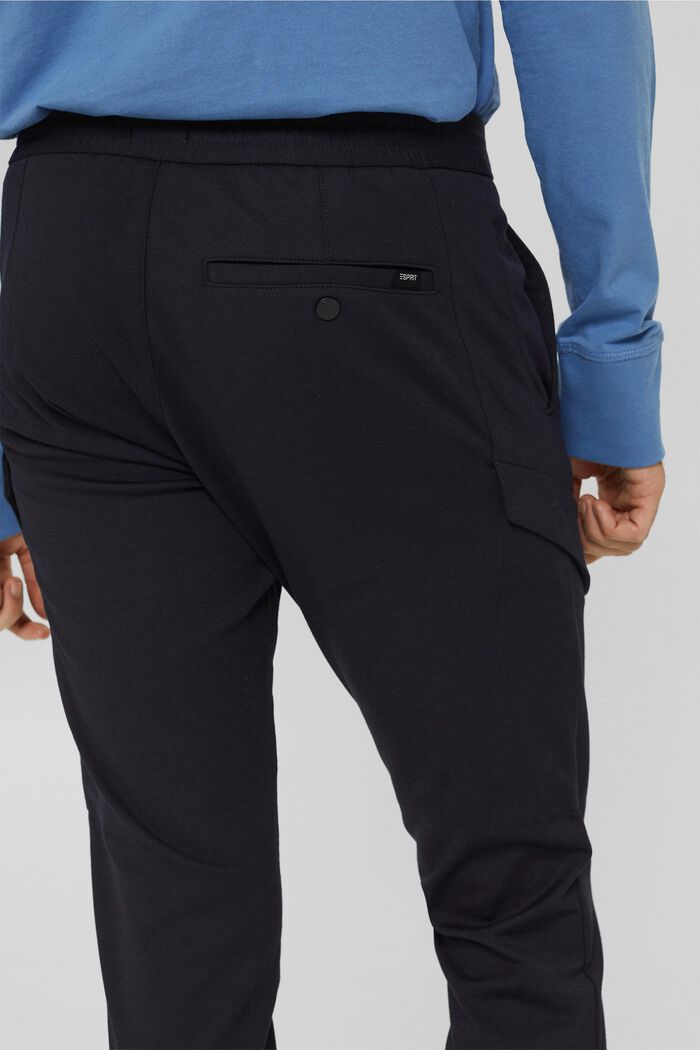 Pantaloni in jersey con tasche, DARK BLUE, detail image number 5