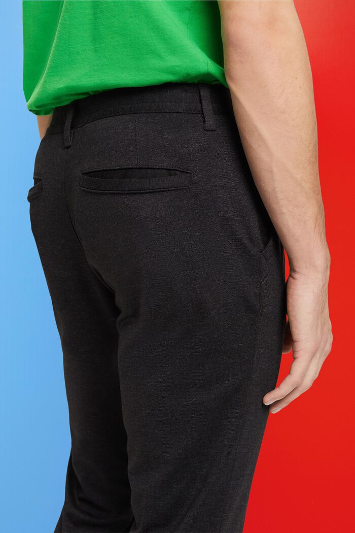 Pantaloni smart in stile jogger, ANTHRACITE, detail image number 2