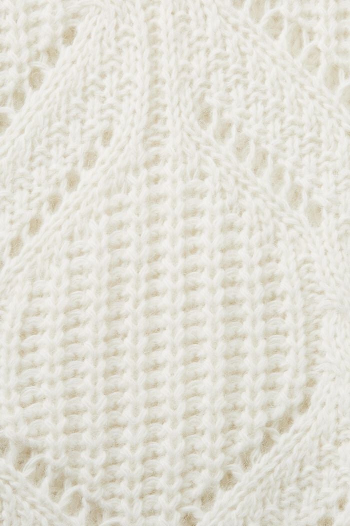 Pullover in misto lana in maglia traforata, ICE, detail image number 5