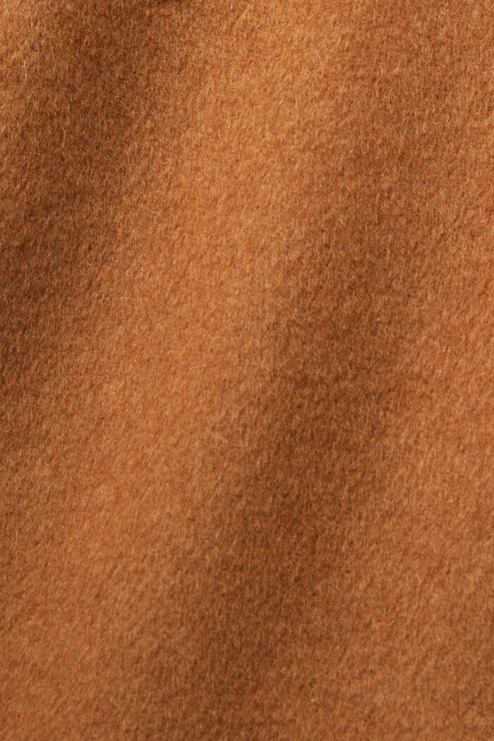 In materiale riciclato: Cappotto con lana, CARAMEL, detail image number 6