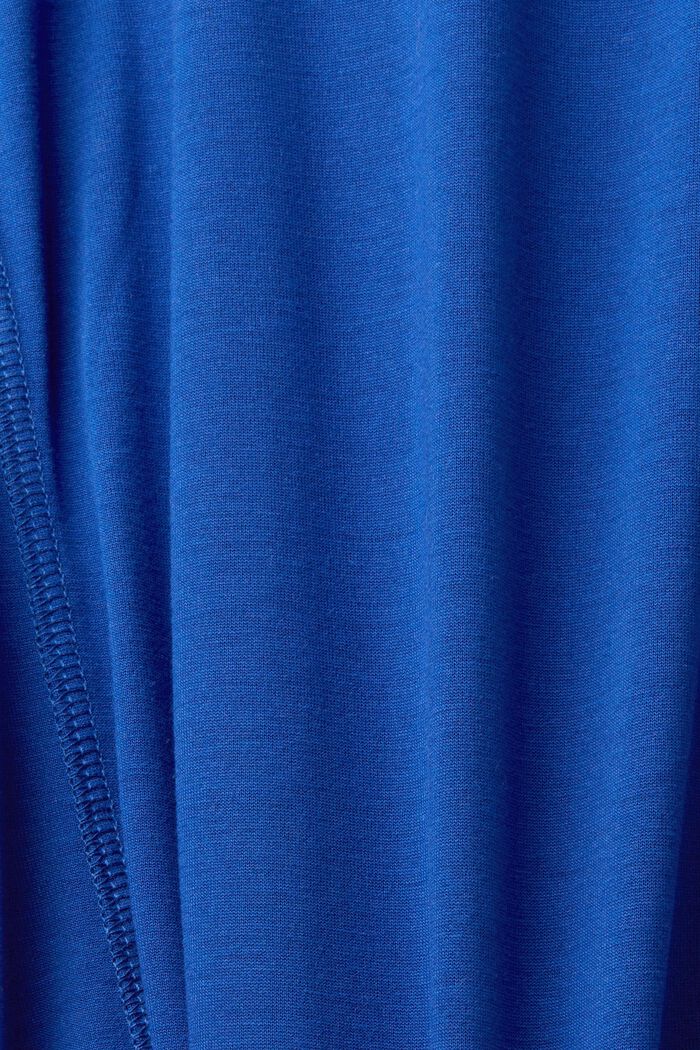 Maglia a maniche lunghe con cappuccio, LENZING™ ECOVERO™, BRIGHT BLUE, detail image number 7