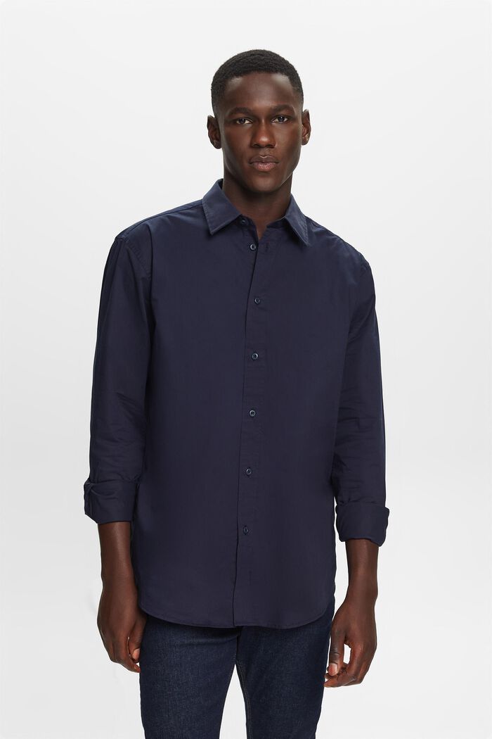 Camicia button-down, NAVY, detail image number 0