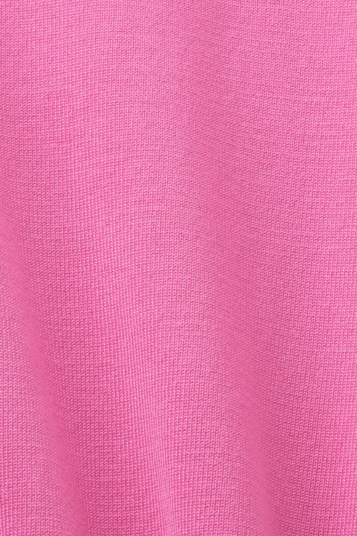 Pullover basic con scollo a dolcevita, LENZING™ ECOVERO™, PINK FUCHSIA, detail image number 5