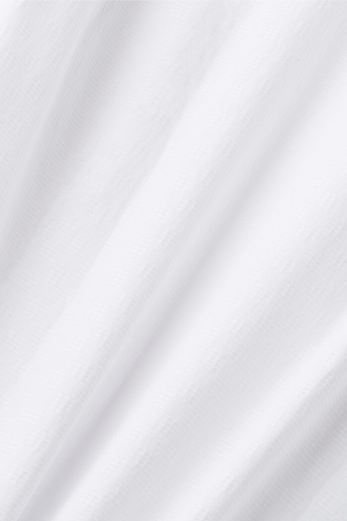 Camicia Slim Fit strutturata con colletto alto, WHITE, detail image number 5