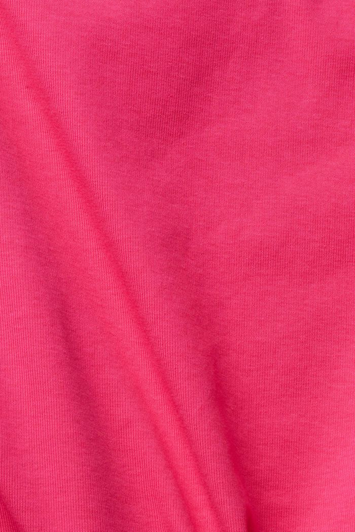 T-shirt con intaglio, PINK FUCHSIA, detail image number 6