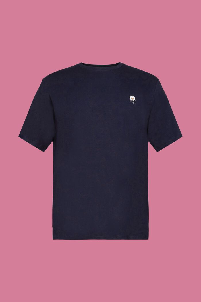 T-shirt in cotone sostenibile, NAVY, detail image number 5