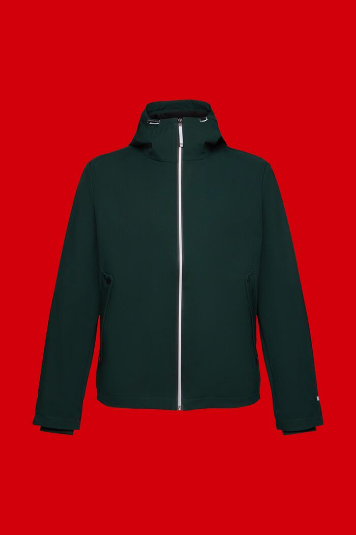 Giacca softshell con cappuccio, DARK TEAL GREEN, detail image number 5