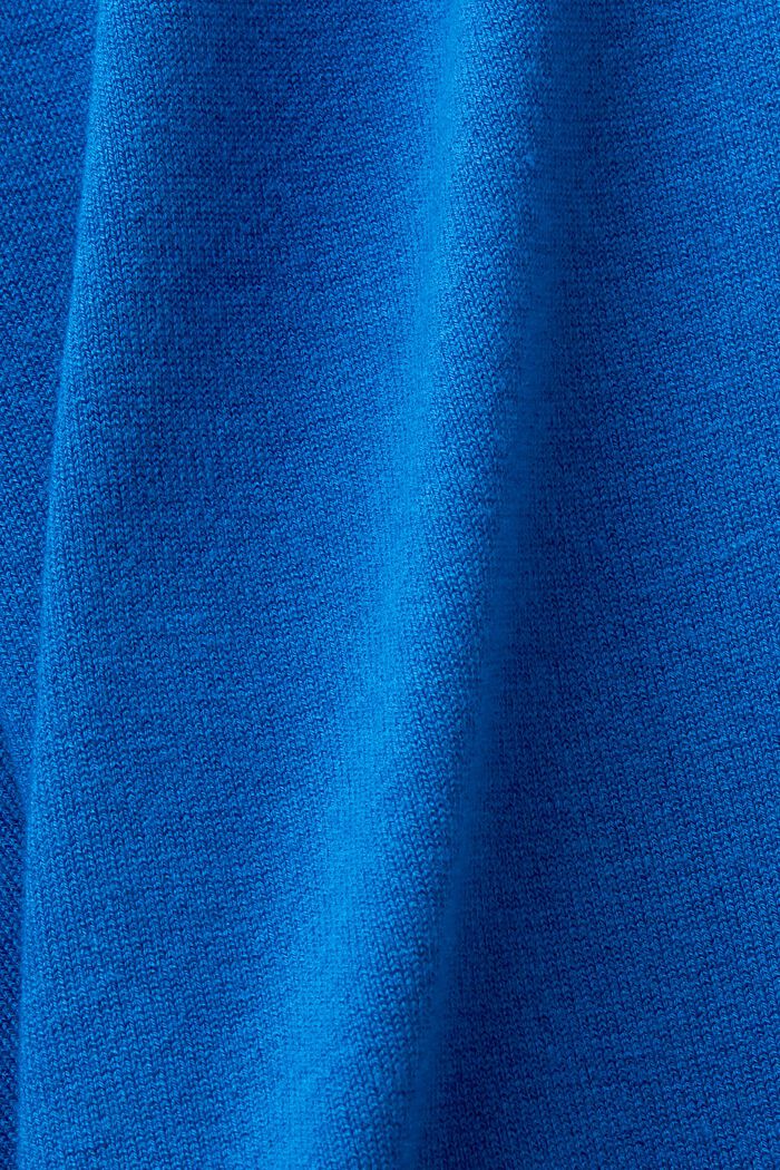Pullover a dolcevita con maniche a pipistrello, BRIGHT BLUE, detail image number 5