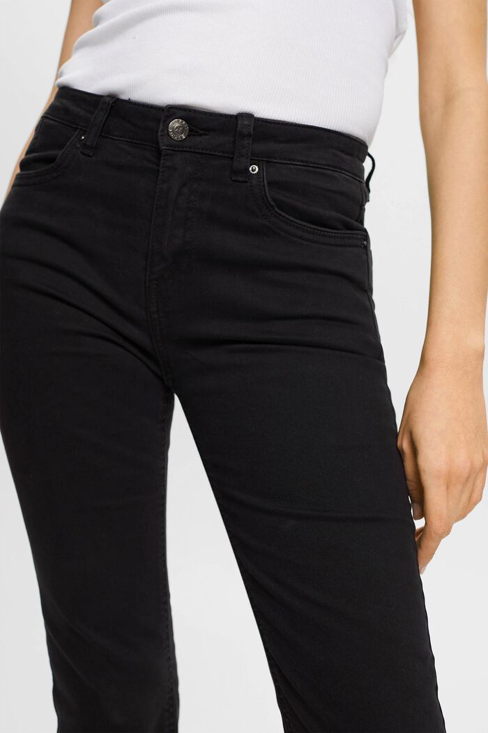 Jeans Capri a vita media, BLACK, detail image number 2