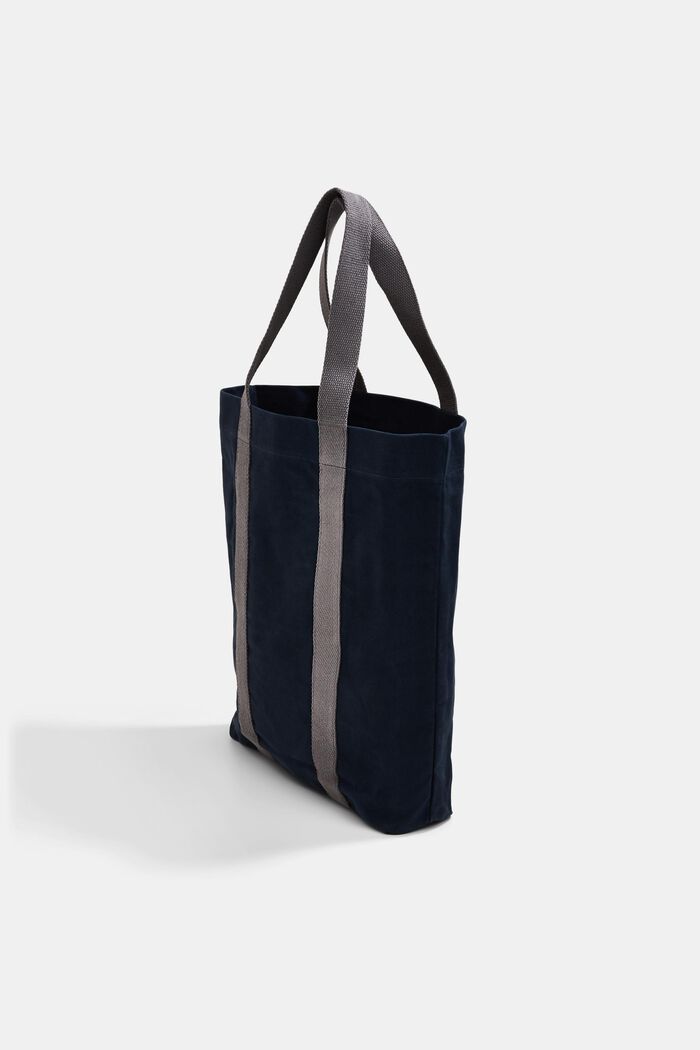 Shopper in canvas, NAVY, detail image number 2