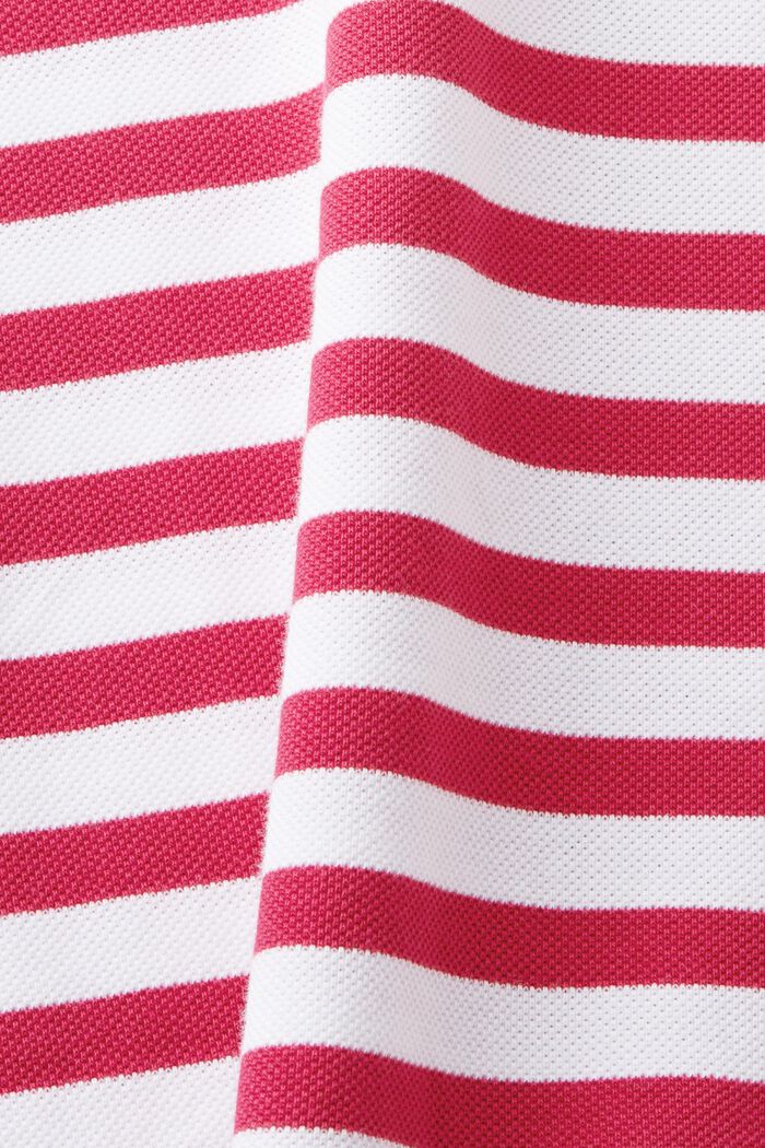 Polo a righe Slim Fit, DARK PINK, detail image number 5