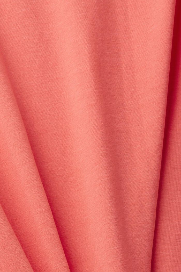 Shorts in jersey con elastico in vita, CORAL, detail image number 4