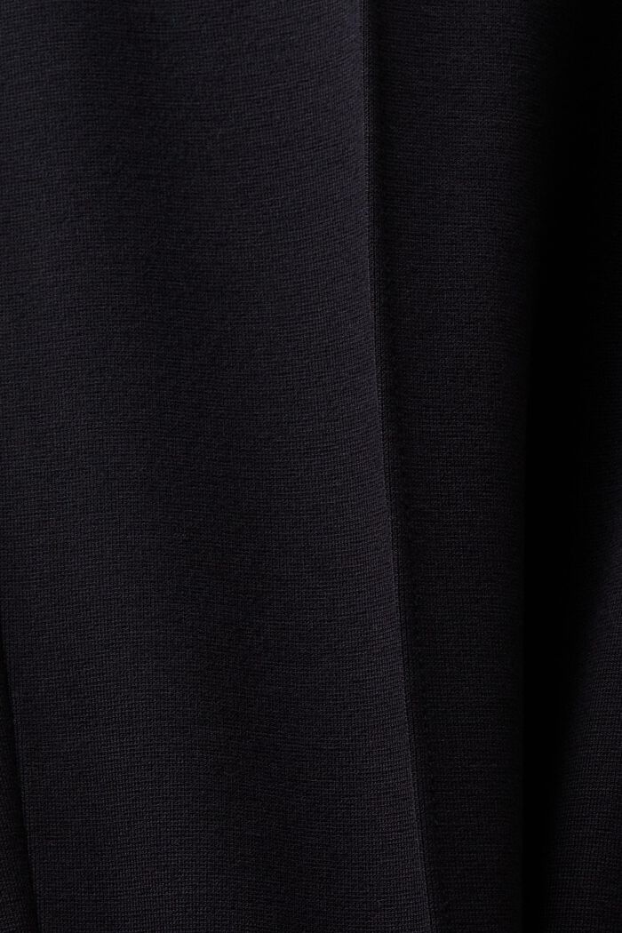 Pantaloni in jersey Punto con spacco sull’orlo, BLACK, detail image number 5