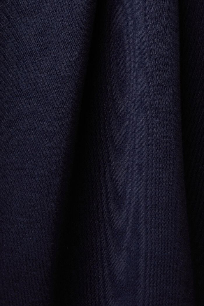 Pantaloni cropped in jersey, 100% cotone, NAVY, detail image number 5
