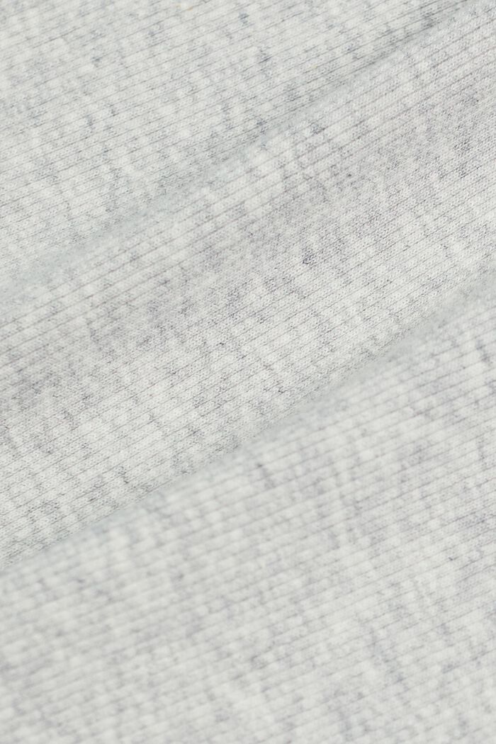 Canotta in cotone biologico a coste, LIGHT GREY, detail image number 5