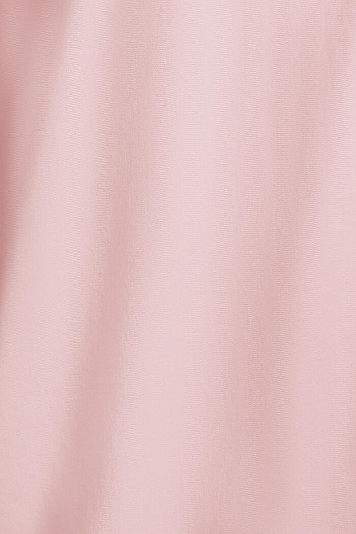 Camicia button-down oversize, PINK, detail image number 4