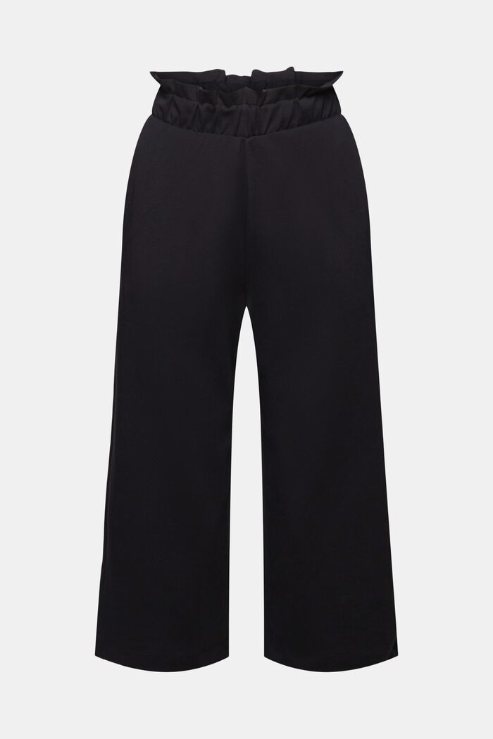 Pantaloni culotte con pinces, BLACK, detail image number 6