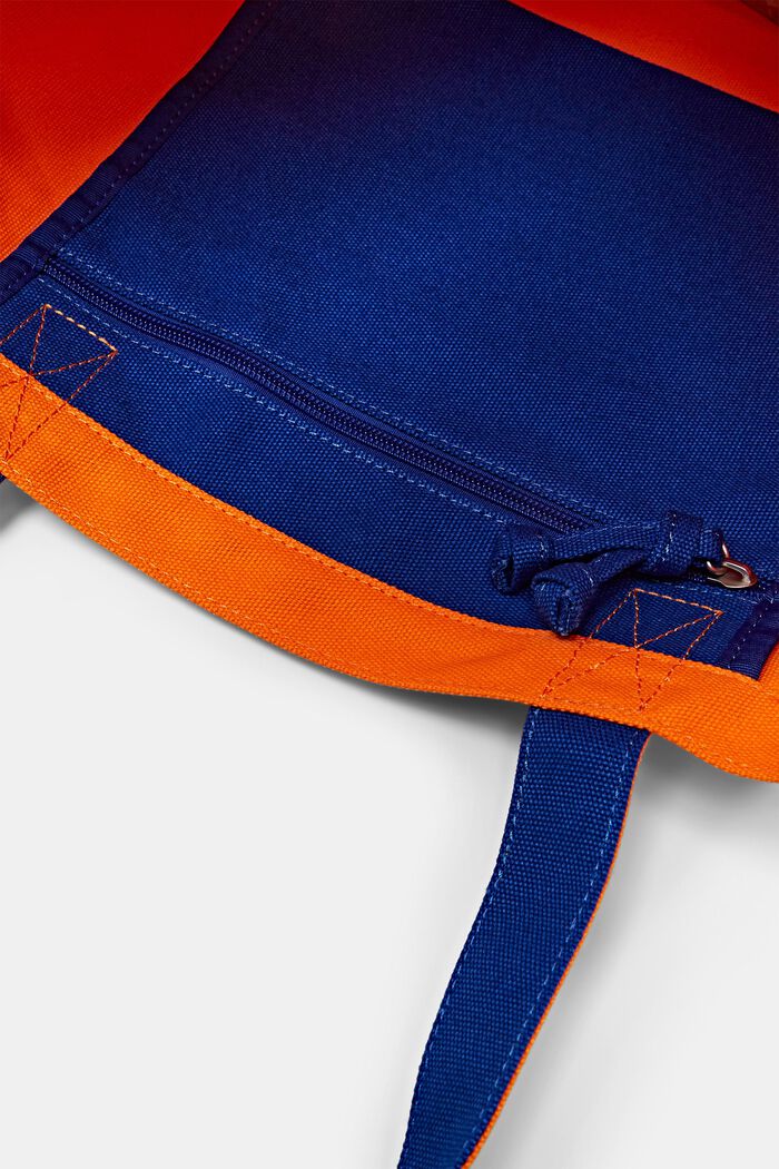 Tote Bag con logo in canvas, RED ORANGE, detail image number 4