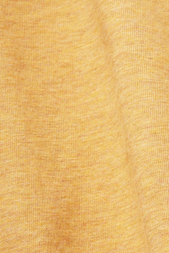 Polo in jersey di cotone, SUNFLOWER YELLOW, detail image number 5