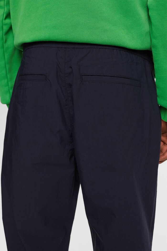 Pantaloni da infilare, misto cotone, NAVY, detail image number 4