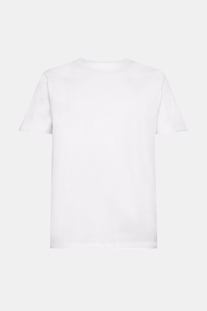 T-shirt girocollo in jersey, WHITE, detail image number 6