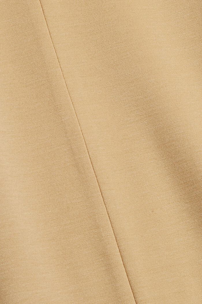 Pantaloni culotte in jersey indeformabile, CAMEL, detail image number 4