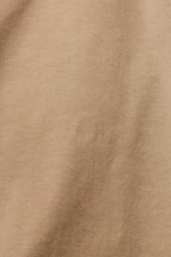 Pantaloni chino con cintura intrecciata, TAUPE, detail image number 1