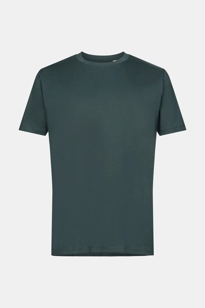T-shirt girocollo in jersey, TEAL BLUE, detail image number 6