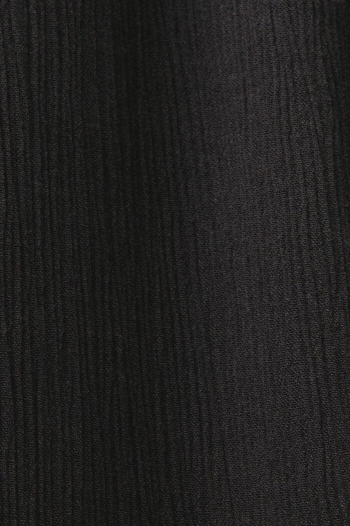 Maxi abito stropicciato, BLACK, detail image number 6