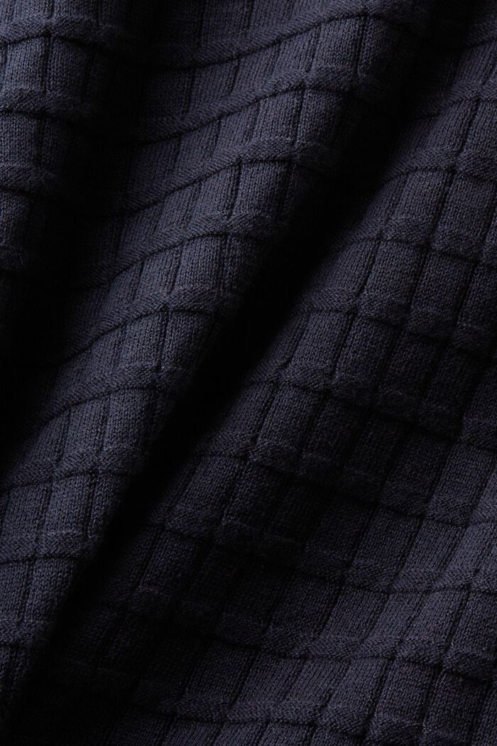 Pullover a maglia strutturata, NAVY, detail image number 6