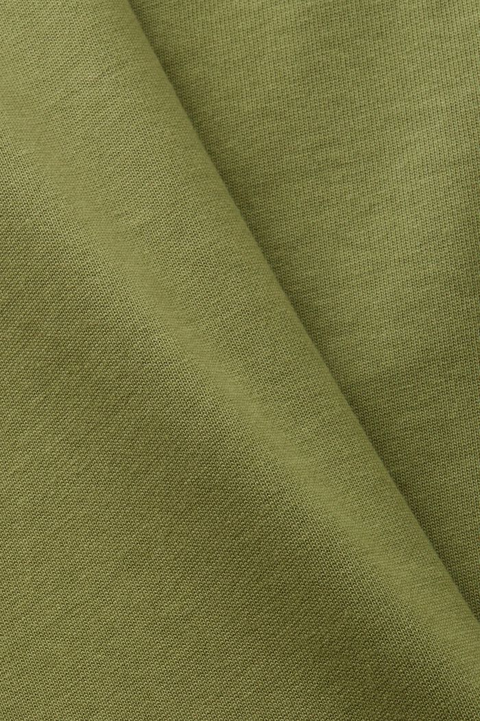 T-shirt unisex in jersey di cotone con logo, OLIVE, detail image number 6
