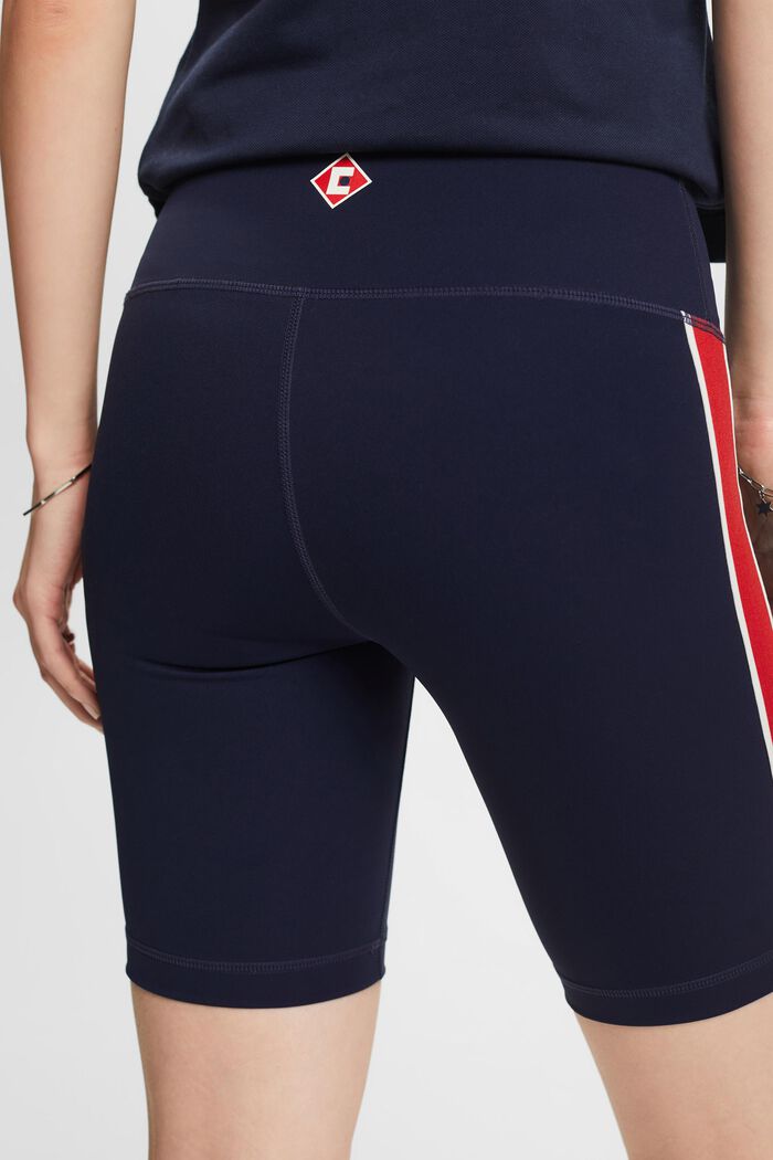 Pantaloncini da ciclista a righe, NAVY, detail image number 3