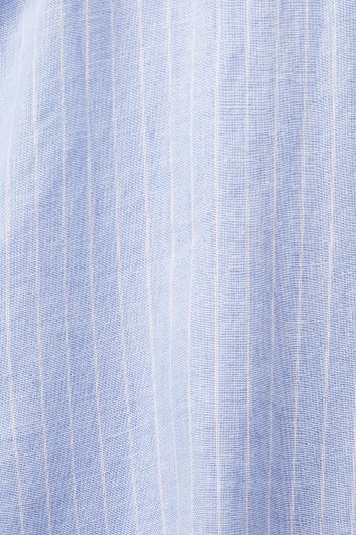 Camicia a righe, 100% lino, LIGHT BLUE LAVENDER, detail image number 5