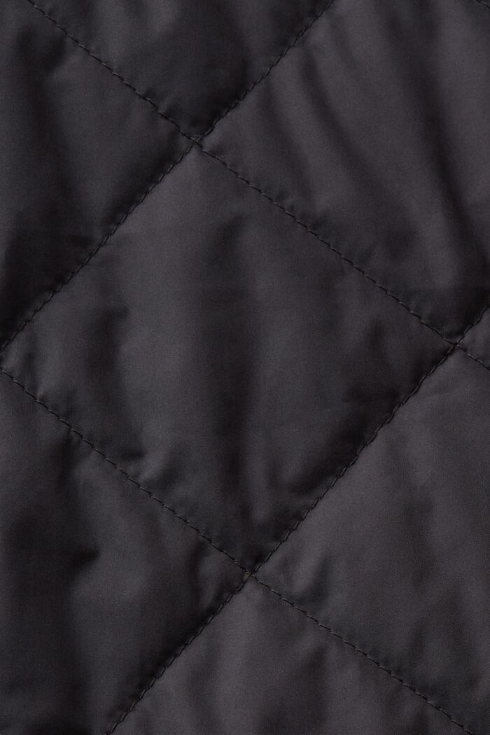 Cappotto trapuntato ultraleggero, BLACK, detail image number 5