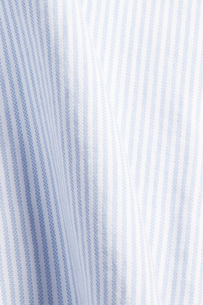 Camicia blusata in 100% cotone biologico, PASTEL BLUE, detail image number 4