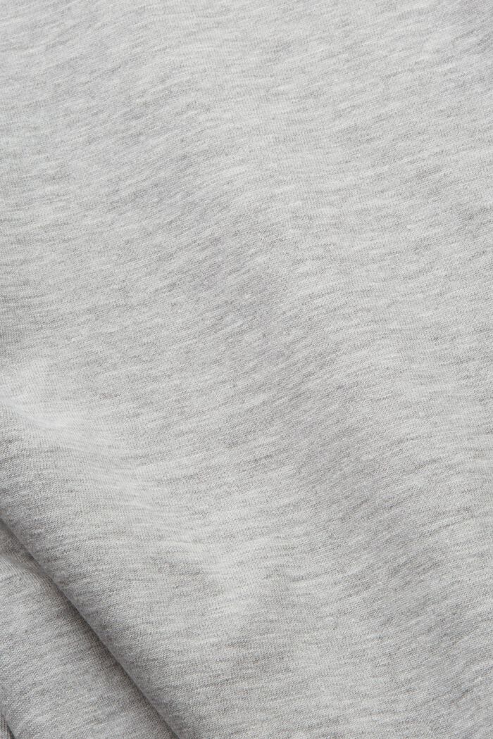 T-shirt in jersey con stampa dietro, LIGHT GREY, detail image number 5