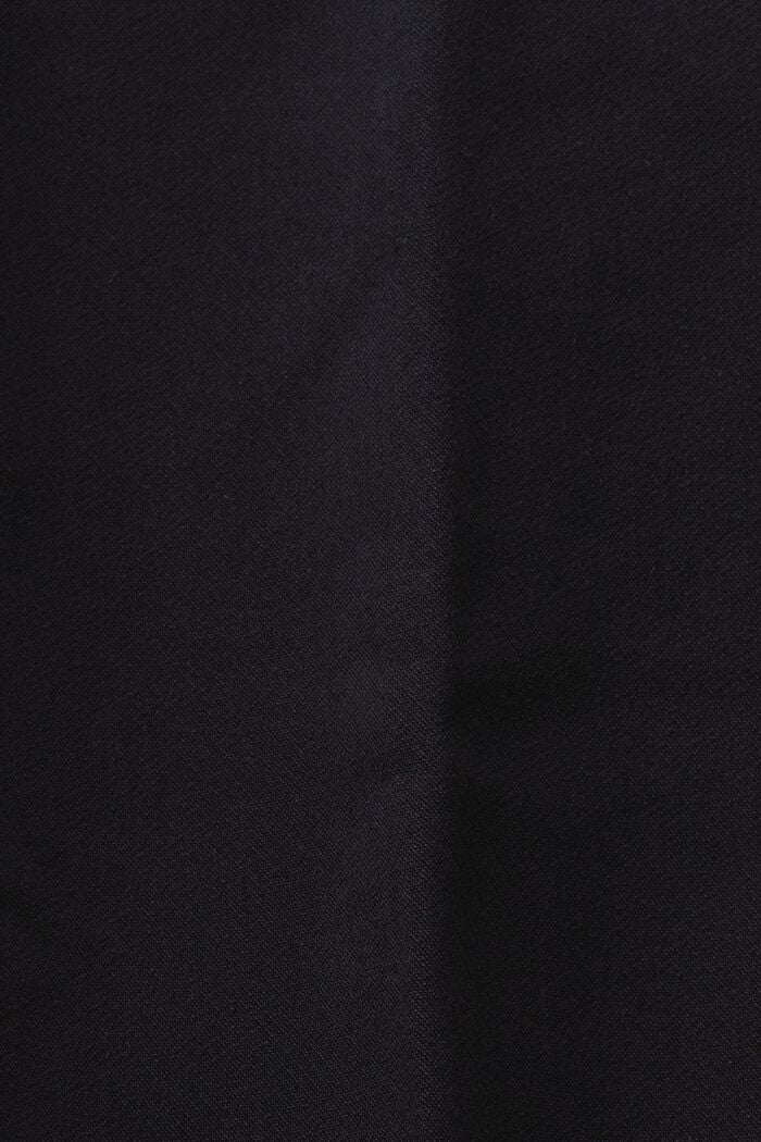 Chino a vita alta con pince, BLACK, detail image number 5